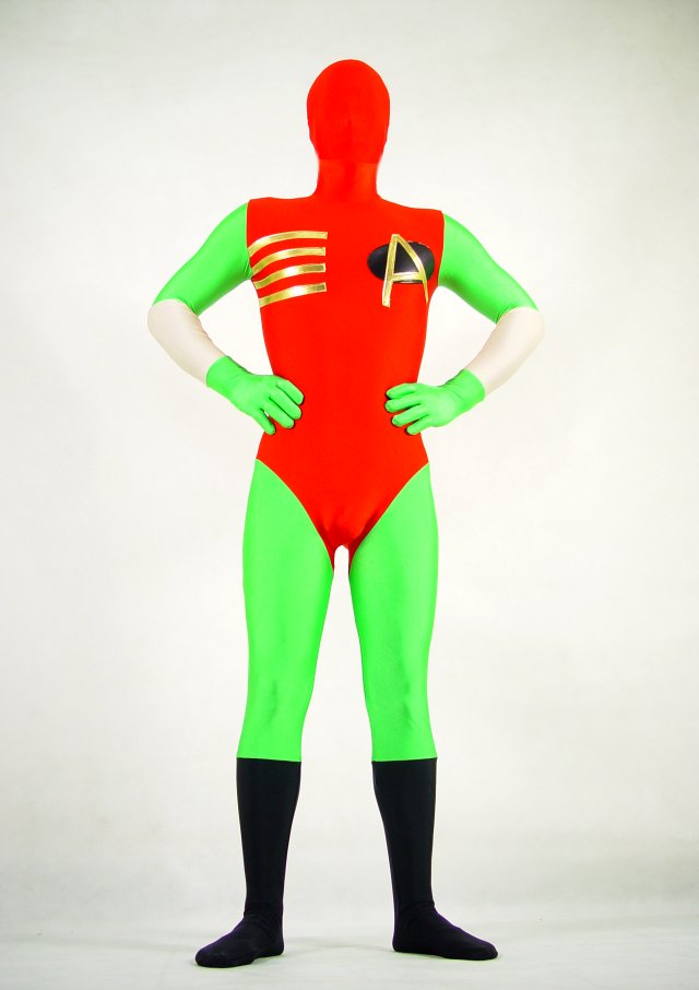Red Superhero Zentai For Halloween